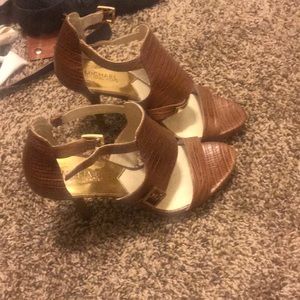 Like New Michael Kors Strappy heels